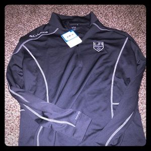 NWT Men’s Columbia LA Kings Golf Shirt size L